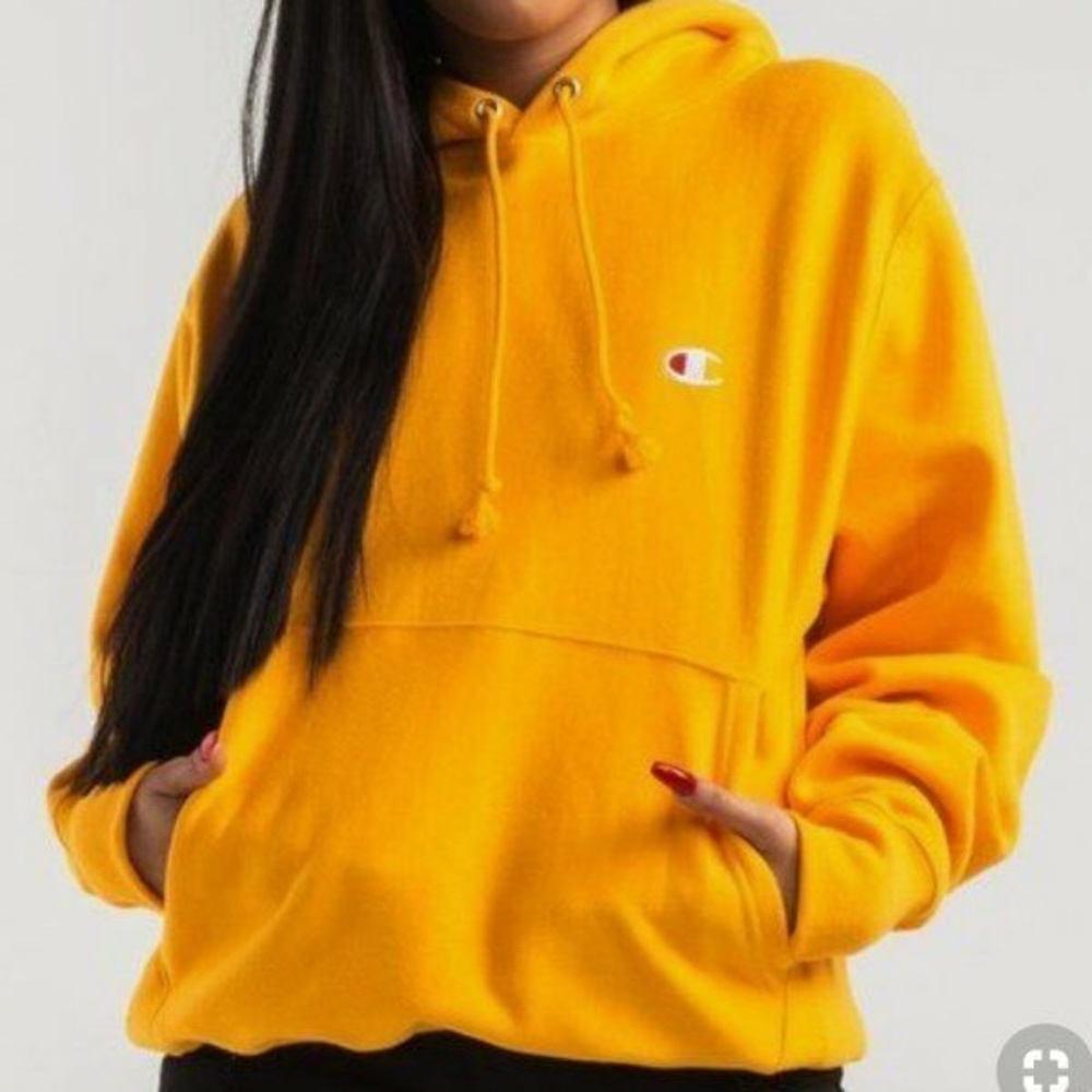 Champion Reverse Weave Hoodie C Gold